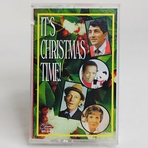 Vintage 90s It's Christmas Time Music Mix Cassette Tape Bing Crosby Dean Martin